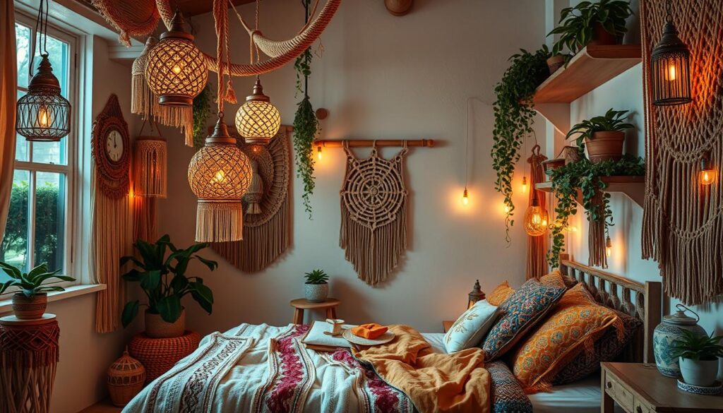 dreamy bohemian lighting
