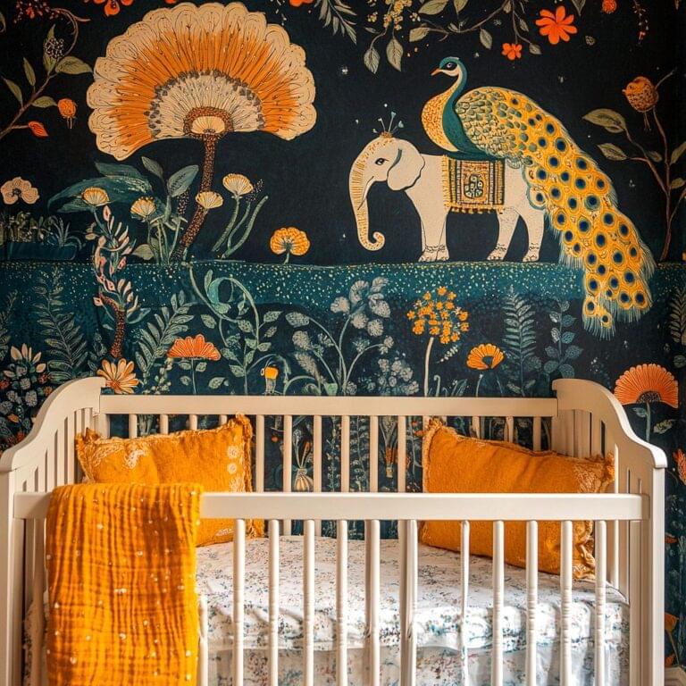 Stylish Boys Nursery Ideas with Navy Accents and Playful Decor